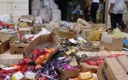 عناصر الشرطة تحجز بضائع مهربة في مدينة تزنيت