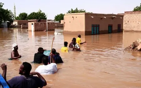 ازيد من 100 قتيل في "فيضانات السودان"