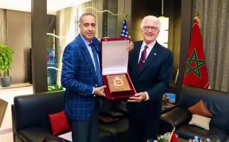 سفير الولايات المتحدة الأمريكية يحل ضيفا على الحموشي