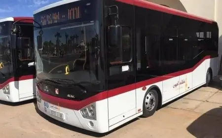 العيون .. إعطاء الانطلاقة لعمل حافلات النقل الحضري