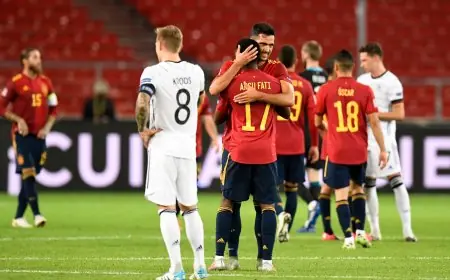 دوري امم أوروبا.. اسبانيا تسحق ألمانيا بسداسية وتتأهل الى نصف النهائي