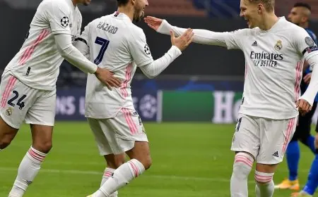 دوري ابطال أوروبا.. ريال مدريد يهزم انتر ميلان الايطالي