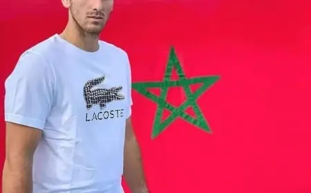 لاعب ⁧‫التنس‬⁩ "إيليوت ⁧‫بنشتريت"‬⁩ يعلن دفاعه عن ألوان ⁧‫المغرب