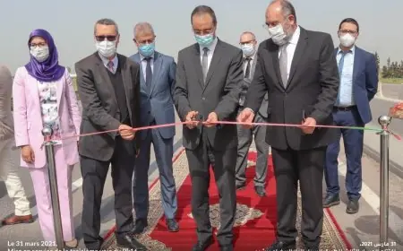 افتتاح المسار الثالث للطريق السيار الدارالبيضاء - برشيد