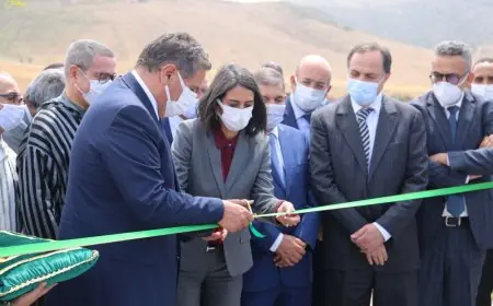بحضور اخنوش .. وفد وزاري يزور مشاريع بدائرة تافرارت