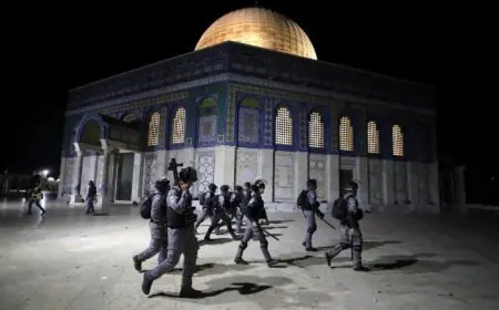 المملكة المغربية تابعت بقلق بالغ الأحداث العنيفة المتواترة في القدس الشريف وفي المسجد الأقصى (بلاغ)