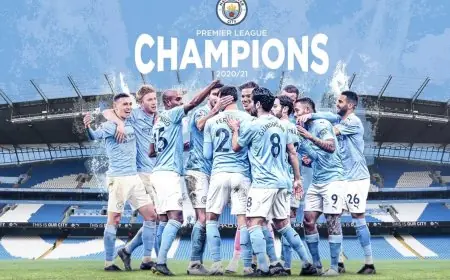 مانشستر سيتي يتوج بطلا للدوري الانجليزي الممتاز