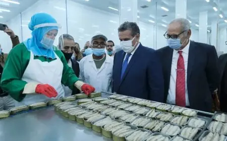 الداخلة .. أخنوش يدشن أربع وحدات صناعية لتثمين المنتجات البحرية