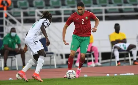 المنتخب المغربي يهزم نظيره الغاني وديًا  بهدف دون رد