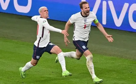 انجلترا تهزم الدنمرك وتتأهل الى نهائي "يورو2020"