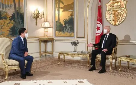 الرئيس التونسي قيس سعيد يستقبل ناصر بوريطة