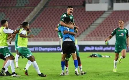 الرجاء بطلا لكأس محمد السادس للأندية الأبطال