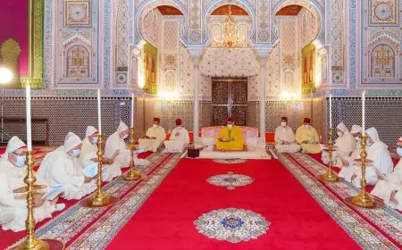 الملك محمد السادس يحيي ليلة المولد النبوي الشريف