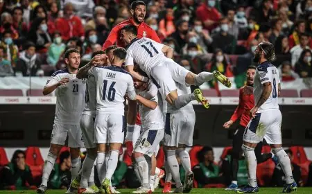صربيا تفاجئ البرتغال وتبلغ المونديال وإسبانيا تلتحق بركب المتأهلين