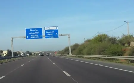 اضطراب مروري بالطريق السيار الرابط بين الدارالبيضاء والرباط