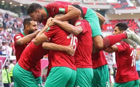 كأس العرب.. المنتخب المغربي يدك شباك الاردن برباعية