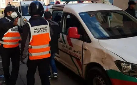 امن اكادير يوقف قاتل افراد عائلته