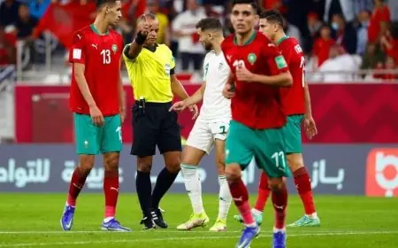 المنتخب المغربي يودع كأس العرب بركلات الترجيح أمام نظيره الجزائري
