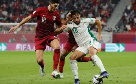 الجزائر تهزم قطر وتبلغ نهائي كاس العرب