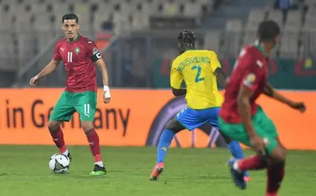 كأس افريقيا.. المنتخب المغربي يتعادل مع الغابون وينهي دور المجموعات في الصدارة