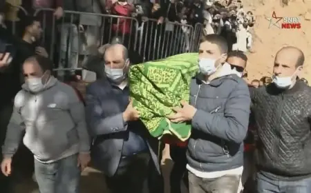 دفن الطفل ريان في جنازة مهيبة