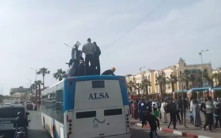 إيقاف 84 شخص بعد اعمال الشغب التي اعقبت مباراة حسنية اكادير والفتح