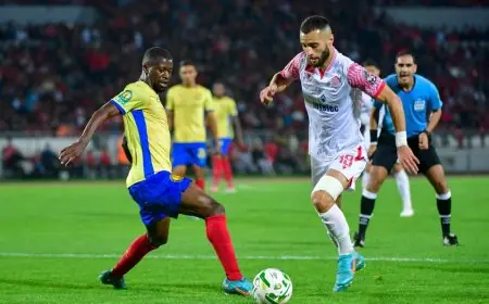 الوداد الرياضي يسحق بيترو اتلاتيكو بخماسية ويتأهل الى ربع نهائي دوري أبطال افريقيا متصدرًا