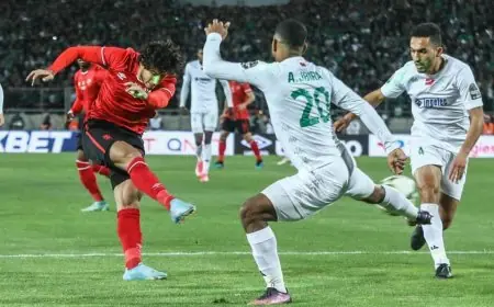 الأهلي المصري يقصي الرجاء ويبلغ نصف نهائي دوري ابطال افريقيا