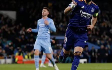 قمة دوري أبطال اوروبا تنتهي بفوز مانشستر سيتي على ريال مدريد