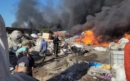 الدارالبيضاء.. اندلاع حريق مهول بدوار "الغفلة"