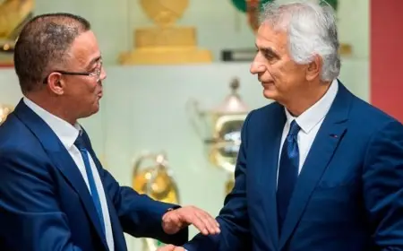 بعد الخسارة أمام امريكا .. لقجع يجتمع بخاليلوزيتش