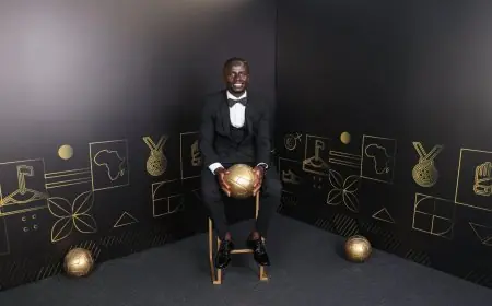 تتويج ساديو ماني كأفضل لاعب افريقي خلال 2022