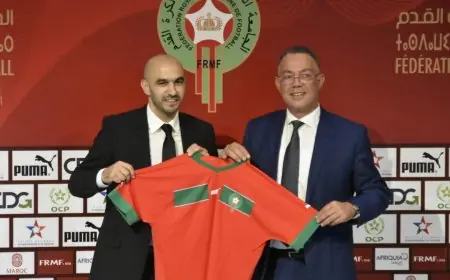 الجامعة الملكية لكرة القدم تقدم المدرب الجديد للمنتخب المغربي الركراكي