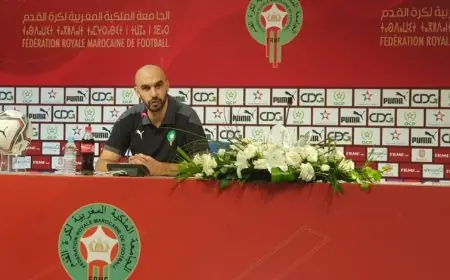 الركراكي يكشف عن تشكيلة المنتخب المغربي لمباراتيه الودية