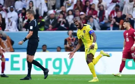 المباراة الافتتاحية لكأس العالم تنتهي بخسارة قطر امام الاكوادور