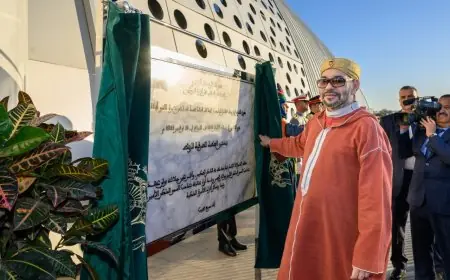 الملك يدشن المحطة الطريقة الجديدة للرباط