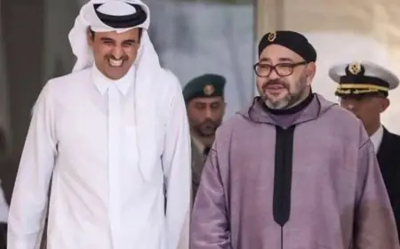 الملك محمد السادس يهنىء أمير قطر على حسن تنظيم المونديال