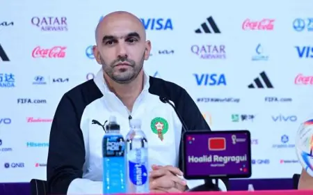 الركراكي: أهدي هذا الفوز والتأهل إلى الشعب المغربي