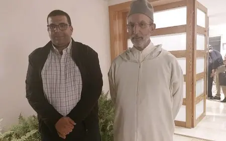 الوزير السابق محمد حصاد يظهر بعد غياب طويل (صور)