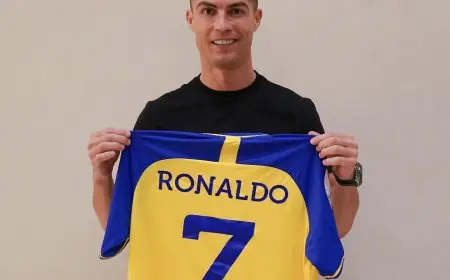 النصر السعودي يعلن تعاقده مع رونالدو