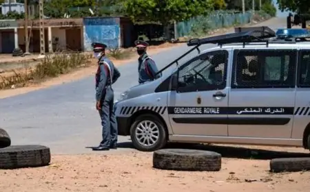 درك  مراكش يحجزون 45 طن من مسكر "ماء الحياة" باولاد حسون