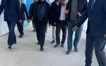 التامك يتفقد أشغال بناء السجن الجديد بالعيون