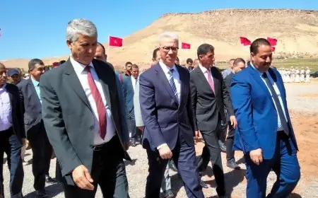وزير الفلاحة يعطي انطلاقة مشاريع مهمة بـشيشاوة (فيديو)
