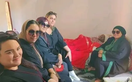 جمعية نساء مراكش في زيارة للفنانة المراكشية السعدية اللوك