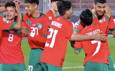 أشبال الأطلس يهزمون الجزائر بثلاثية في كأس افريقيا للفتيان