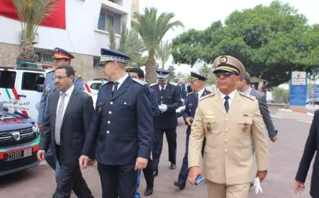 احتفال بولاية أمن أكادير بمناسبة الذكرى السابعة و الستون لتأسيس المديرية العامة للأمن الوطني