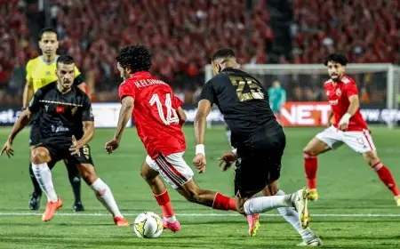 الوداد ينهزم امام الاهلي المصري في ذهاب نهائي دوري أبطال إفريقيا