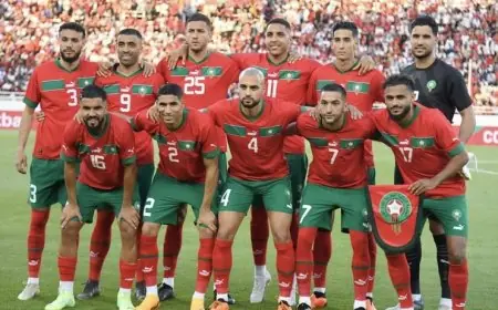 تشكيلة المنتخب المغربي أمام جنوب افريقيا