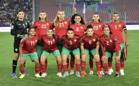 تشكيلة المنتخب المغربي النسوي أمام كولومبيا