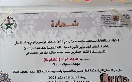 وزارة الثقافة تنفي منحها أي شهادة لناشرة فيديوهات على تيك توك